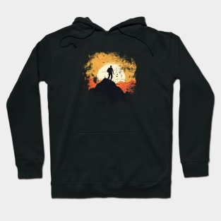 Hiking Mountains Vintage Design Hoodie